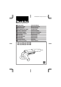 Manual de uso Makita 9016B Amoladora angular