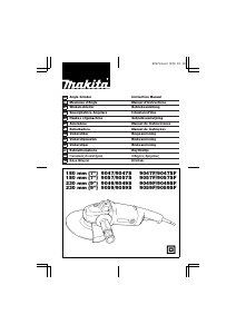 Manuale Makita 9059F Smerigliatrice angolare