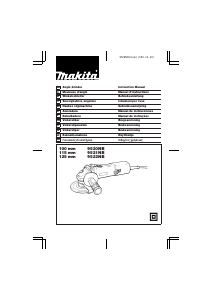 Manual de uso Makita 9521NB Amoladora angular