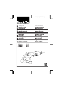 Manuale Makita 9542 Smerigliatrice angolare