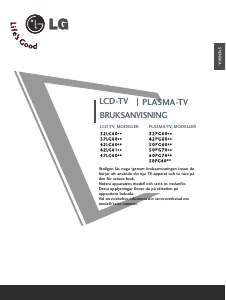 Bruksanvisning LG 32PG6000-ZA Plasma TV