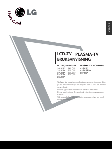 Bruksanvisning LG 50PC51-ZB Plasma TV