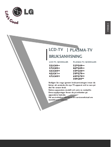 Bruksanvisning LG 50PG4000-ZA Plasma TV