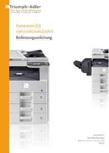 Bedienungsanleitung Triumph-Adler 256i Multifunktionsdrucker