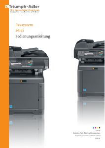 Bedienungsanleitung Triumph-Adler 261ci Multifunktionsdrucker