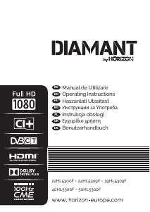 Handleiding Horizon 24HL5309F Diamant LED televisie