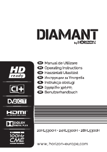 Handleiding Horizon 28HL5300H Diamant LED televisie