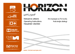 Manual Horizon 40HL7320F LED Television