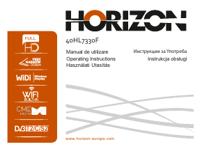 Наръчник Horizon 40HL7330F LED телевизор