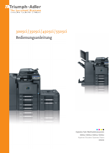 Bedienungsanleitung Triumph-Adler 3005ci Multifunktionsdrucker