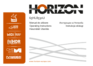Handleiding Horizon 65HL8530U LED televisie