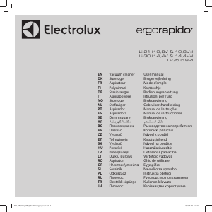 Manual de uso Electrolux ZB3214G Aspirador