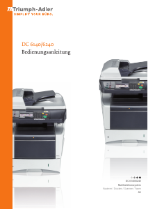 Bedienungsanleitung Triumph-Adler DC 6140 Multifunktionsdrucker