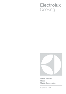 Manual de uso Electrolux EQWP4510IK Placa