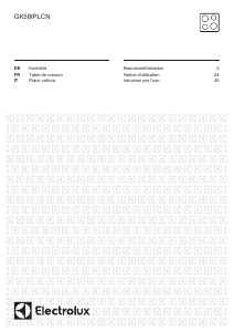 Manuale Electrolux GK58IPLCN Piano cottura