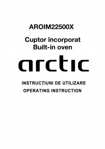 Manual Arctic AROIM 22500 X Cuptor