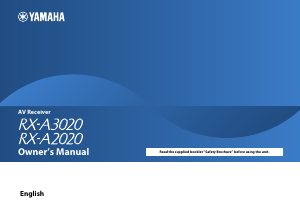 Manual Yamaha RX-A2020 Receiver