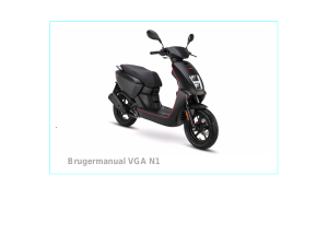 Brugsanvisning VGA N1 Scooter