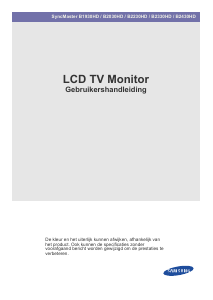 Handleiding Samsung B2030HD LCD monitor