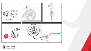 Посібник Spanninga Jet Rear Велосипедний ліхтар