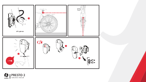 Manual de uso Spanninga Presto 2 Faro bicicleta