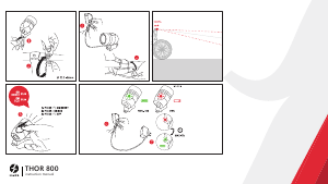 Manuale Spanninga Thor 800 Luce della bicicletta
