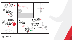 Manual de uso Spanninga Trigon 15 USB Faro bicicleta