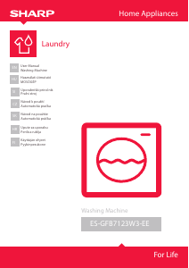 Manual Sharp ES-GFB7123W3 Washing Machine