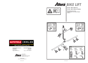 Bedienungsanleitung Atera Bike Lift Fahrradträger