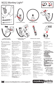 Handleiding Monkeylectric Monkey Light M232 Fietslamp