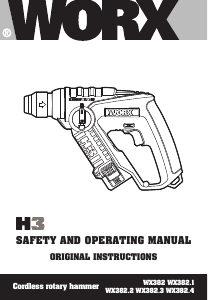 Handleiding Worx WX382.1 Boorhamer