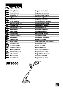 Manual de uso Makita UR3000 Cortabordes