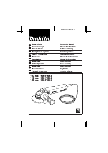 Manuale Makita 9563 Smerigliatrice angolare