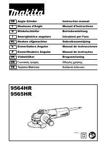 Manual Makita 9564HR Angle Grinder