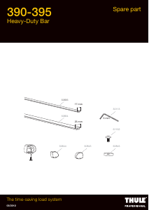 说明书 ThuleProBar 395顶梁