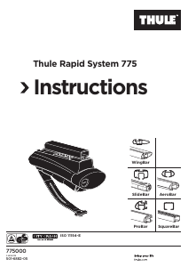 说明书 ThuleRapid System 775顶梁