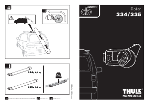 Brugsanvisning Thule Roller 334 Tagbagagebærere