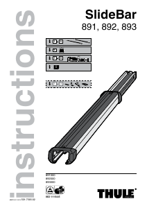 Manuale Thule SlideBar 892 Barre portatutto