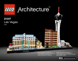 Bruksanvisning Lego set 21047 Architecture Las Vegas