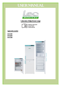Manual Lec Medical LSC119 Fridge-Freezer