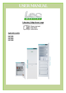 Bruksanvisning Lec Medical LSC324 Kyl-frys