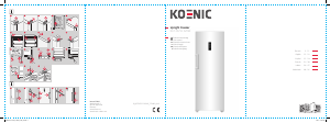 Mode d’emploi Koenic KFZ 45211 A2 Réfrigérateur combiné