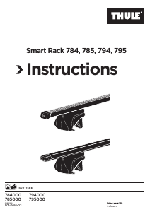 Manual Thule Smart Rack 785 Bare transversale