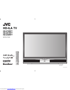 Manual JVC HD-Z56RF7 Television