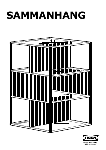 Priručnik IKEA SAMMANHANG Vitrina