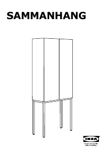 Bedienungsanleitung IKEA SAMMANHANG Schrank