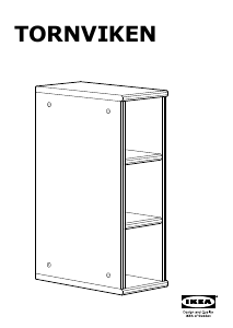 Käyttöohje IKEA TORNVIKEN (20x37x60) Kaappi