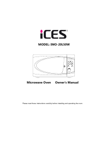 Manual ICES IMO-20L50W Microwave