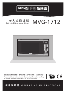 Manual German Pool MVG-1712 Microwave