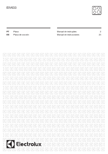 Manual Electrolux EIV633 Placa